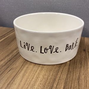 Rae Dunn “Live, Love, Bark” bowl